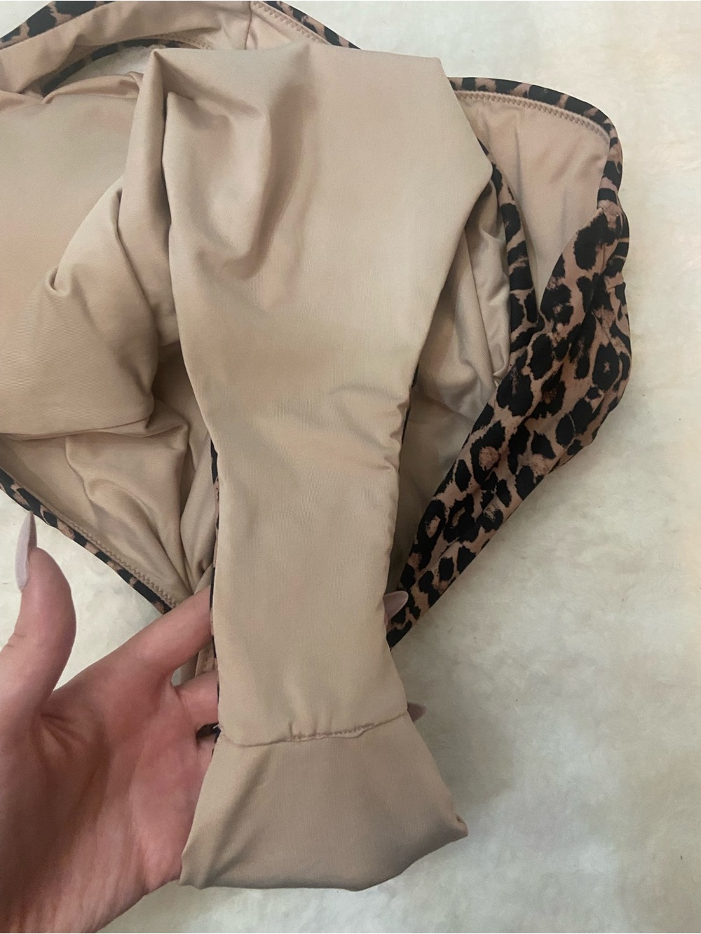 Victoria's Secret Leopard Print One Shoulder One-Piece Swimsuit 39331 - Picture 8 of 10